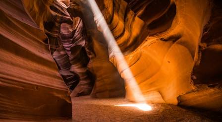 Antelope Canyon and the shape of light