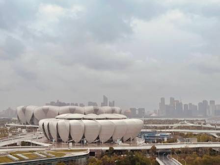 Revolutionary Architecture Blends Indigenous Nature and Advanced Parametric Engineering along the Riverfront